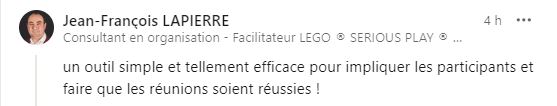 Avis Linkedin impliquer les participants en réunion Avis Linkedin impliquer les participants en réunion