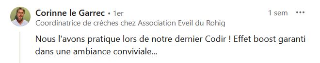 Témoignage utilisation jeu en codir Témoignage utilisation jeu en codir